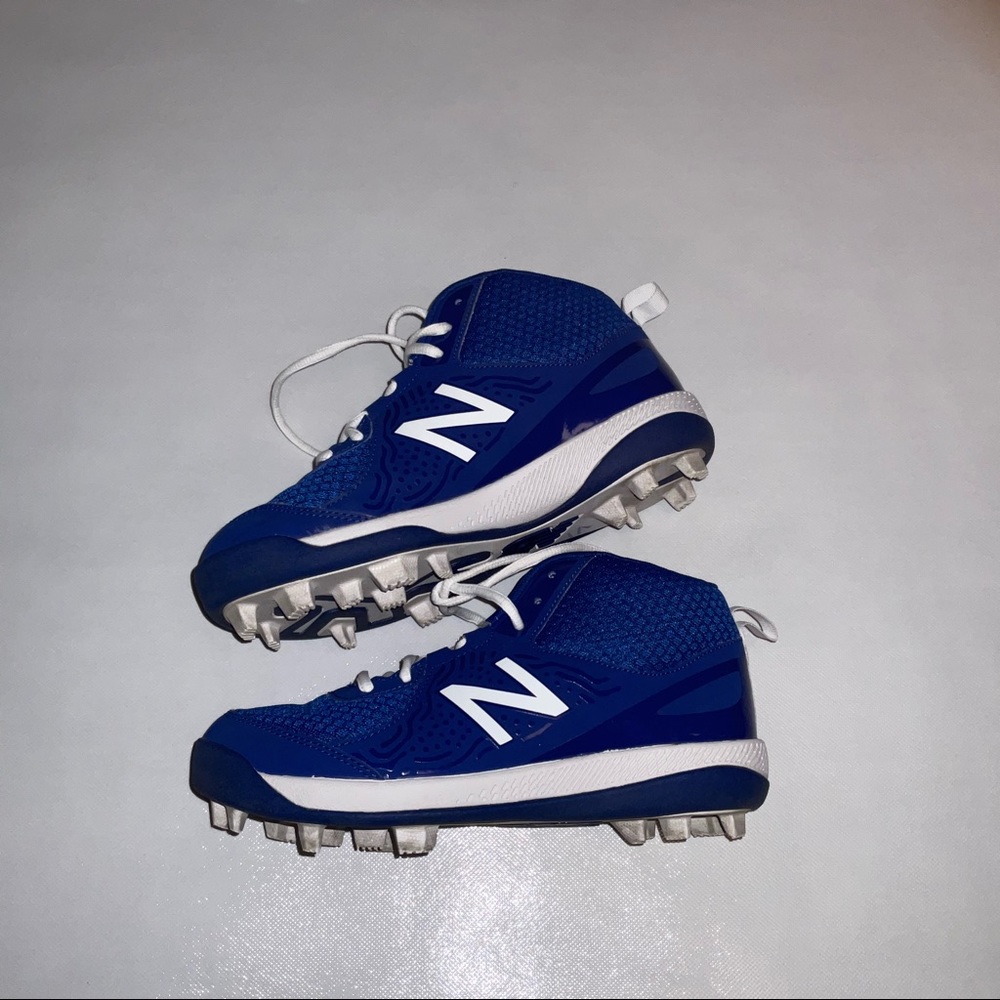 New Balance 3000v5 Boy's Mid TPU Molded Baseball Cleats size youth 5
